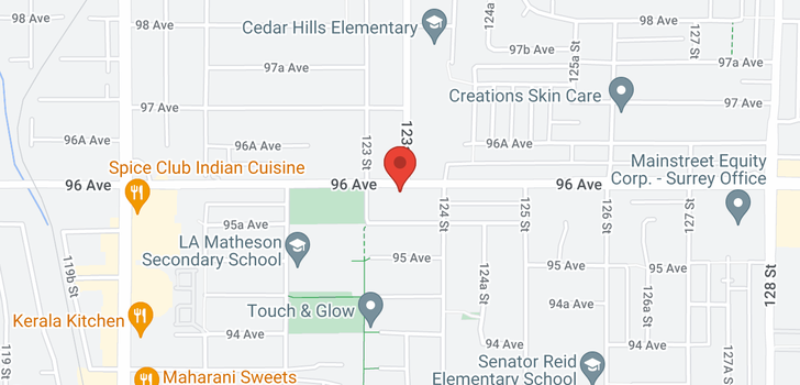 map of 12344 96 AVENUE